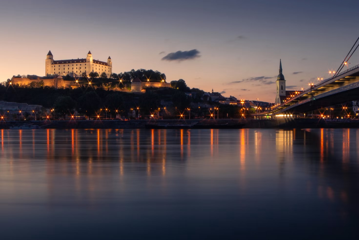 Veduta di Bratislava, capitale della Slovacchia